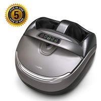 Naipo Foot Massager Shiatsu Foot Massage Machine Luxury Feet Massager Deep Kneading Massage with Tapping, Rolling, Air Compression, Heat and Adjustable Intensity Scraping for Plantar Fasciitis