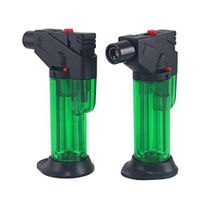 MR.TORCH Pack of 2 MR-33 4" Windproof Multi-functional Pocket Torch, Turbo Jet Flame Nozzle Cigar Lighter,Butane Refillable,Push button Trigger Start,Safety Lock,Adjustable Flame Control, Fire Starter