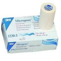 3M MICROPORE Surgical Tapes 3" x 10 yd Paper Surgical Tape, 4 rl/bx, 10 bx/cs