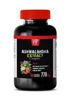 Immunity Boosting Vitamins - ASHWAGANDHA Extract Complex with Astragalus PANAX Ginseng MACA Root - shwagandha Alcohol Free - 1 Bottle 60 Vegetable Capsules