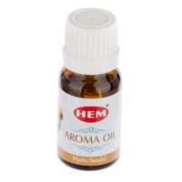 Hem Incense Aroma Oil 10 ML Mystic Amber Jasmine Musk Orange Rose Sandal Choose Scent and Quantity. (Set of 6, Mystic Sandal)