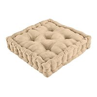 Trenton Gifts Tufted Support Padded Boosted Cushion | Natural