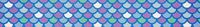 Country Brook Design | 7/8 Inch Mermaid Scales Grosgrain Ribbon, 5 Yards