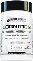 COGNITION High Potency Brain Nootropic Focus Supplement: Best Nootropic and Energy Pills for Mental Clarity, Memory, Studying, Gaming, and Work | Alpha GPC, Dynamine, Caffeine, L Theanine, 60 Count