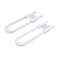 Upgraded Sliding Cabinet Locks 4 Pack Multi-Purpose Baby Proof Lock, Easy Install No Tools or Drilling Required for Child Safety