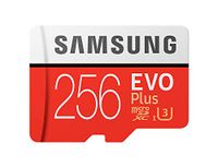 Samsung MC256GA/APC 256GB Evo Plus Class 10 UHS-I microSDXC U3 with Adapter