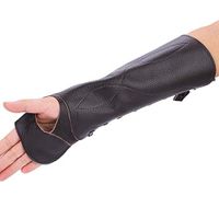 Arm Guard Wrist Support Armband Bow Hand Protector for Outdoor Hunting and Archery Arm Brace,Brown