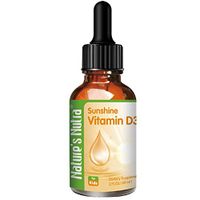 Nature's Nutra Sunshine Vitamin D3 400IU, 2 Fl. Oz (60ml), Premium Baby and Infant Liquid Drops, Toddlers Kids Children Multivitamin Supplement, Non-GMO, Plant Extract
