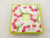 Hallmark Memo Caddy 200-Sheets Pink Cherries with Monogram Initial SOM4150