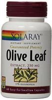 Solaray Olive Leaf Extract Supplement, 250 mg, 60 Count by Solaray