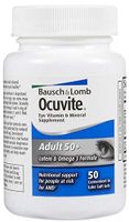 Bausch & Lomb Ocuvite Adult 50+ Eye Vitamin & Mineral Softgels 50 ea (Pack of 10)