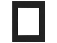 PA Framing, Double Thick Mat, Gallery, 16 x 20 inches - Black Core and Black Inner