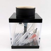 Mini Portable Acrylic Shisha Trumpet Shisha Set Single Hose Hookah