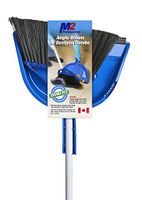M2 Professional 10" Mars Angle Broom With Dust Pan (Pack of 4) - For Home, Office, Kitchen Use