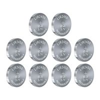 3.7V Rechargeable Cell Li-ion Button Battery 120mAh LIR2450 UL Certified for Bluetooth Earphone Light Game Controllers
