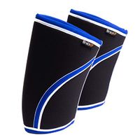 BraceUP® 7mm Neoprene Compression Knee Sleeves 1 Pair for Weightlifting, Powerlifting, Squats and Training (L)