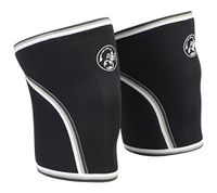 Scorpion Powerlifting Pair of 7mm Neoprene Knee Sleeves Crossfit Wraps (Large)