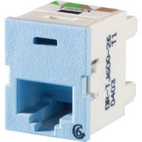 Ortronics Clarity TracJack Cat6 Jack, Light Blue OR-TJ600-26