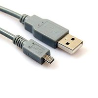 callm 8pin Camera Data USB Cable Cord for Nikon for Canon for SONY for Casio Camera (Gray)