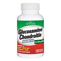 21st Century Glucosamine Chondroitin Advanced, Plus 1500mg MSM, 120 Coated Tablets