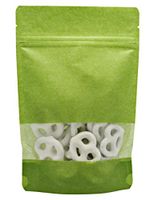 BAP 16 oz Lime Rice Paper Bag with Zip (100 pcs)- 5 Mil Thickness