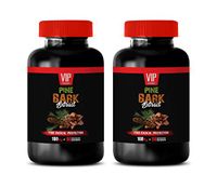 Brain Health Supplement - Pine BARK Extract 100 MG - Cholesterol reducing Supplements - 2 Bottles 180 Capsules