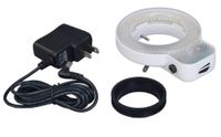OMAX 144 LED Focused Bright Shadowless Ring Light for Stereo Microscope