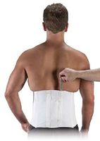 Bilt-Rite Mastex Health 10 Inch Criss-Cross Support with Steels, White, Medium