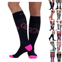 ATN Knee High Compression Socks- Class II (20-30 mmHg), Cardiac Rhythm - Small