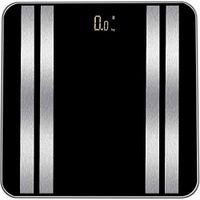 LCTCBZ Bluetooth Body Fat Scale, Smart Wireless Digital Bathroom Weight Scale with APP and Body Composition Monitor, Accurate Health Indicators, BMI, BMR, Muscle (Color : Black)