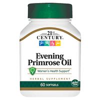 21st Century Evening Primrose Oil Softgels, 60 Count
