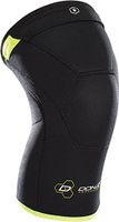 DonJoy Performance ANAFORM 2mm Closed Patella Knee Brace Sleeve, Black/Slime Green, Medium