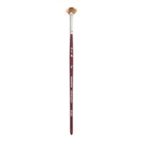 Princeton Velvetouch Artiste, Mixed-Media Brush for Acrylic, Watercolor & Oil, Series 3950 Fan Luxury Synthetic, Size 10/0