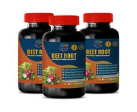Lower Blood Pressure Naturally Supplements - Beet Root 1000 MG - Premium Dietary Supplement - Beets Nitric Oxide - 3 Bottles 360 Capsules