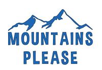 Home Grown Claremore Mountains Please | Vinyl Stciker Decal | 5.7" Width X 3.7" Height (Blue)