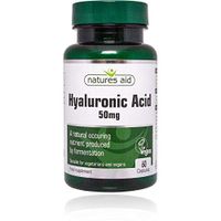 Natures Aid Hyaluronic Acid 50mg 60 Vcaps - 6 Pack