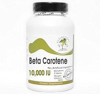 Beta Carotene 10,000 IU ~ 100 Capsules - No Additives ~ Naturetition Supplements