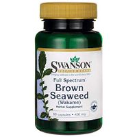 Swanson Full Spectrum Brown Seaweed (Wakame) 400 Milligrams 60 Capsules