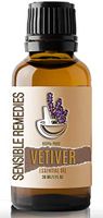 Sensible Remedies Vetiver 100% Pure Therapeutic Grade Essential Oil 30 mL (1 fl oz)
