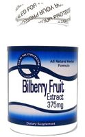 Bilberry Fruit Extract 375mg 100 Capsules ^GLS