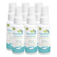 BAC-D 652 Alcohol Free Hand Sanitizer and Wound Care, 2 oz. Travel Size Spray Bottle, (Pack of 6)