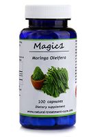 Hekma Center Pure Moringa Oleifera Leaves - Very Rich in Vitamin C - 100 Capsules for Immune System and General Health - Multivitamins and Minerals- Vegan