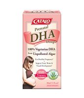 CATALO - Prenatal Algae DHA Drops, Pregnancy Support for Healthy Development of Growing Babies, Vegetarian DHA, Glass Dropper, 1 Fl.oz …