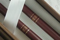 Cross Made in The USA Century Classic Ladies with Gold Velvet Mid-Ring, Matte Burgundy Barrel, and 14KT Gold Appointments Pen & 0.5mm Pencil Set