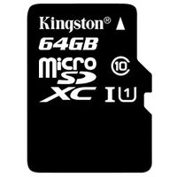 Professional Kingston 64GB HTC 10 MicroSDXC Card with Custom formatting and Standard SD Adapter! (Class 10, UHS-I)