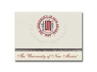 Signature Announcements University of New Mexico Graduation Announcements, Platinum style, Basic Pack 20 with U. of New Mexico Seal Foil