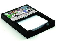 Personalized Friendly Folks Pick Up Truck, White - Female Memo Holder