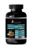Pain Relief Supplement Organic - Organic Hemp Seed Oil 1000MG - Hemp Oil for Pain Relief - 1 Bottle 120 Liquid Capsules