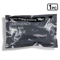 6" Israeli Bandage Vacuum Sterile Compression Bandages for Battle Wound Dressing, 1 Pack