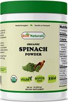 Best Naturals Certified Organic Spinach Powder 1 Pound (454 Grams)